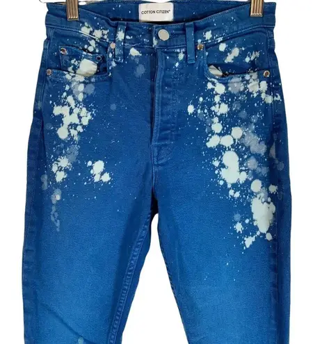 Cotton Citizen High Waist Distressed Skinny Jeans Blue Size 25 NEW