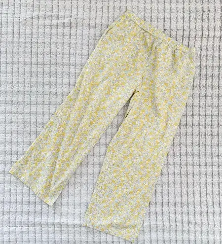 Things Between Yellow Floral Margaret Women's Pants Size L