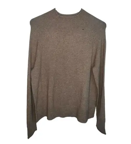 J. Crew Rollneck Sweater Supersoft Yarn Wool Alpaca Blend Small‎ New Brown Hole