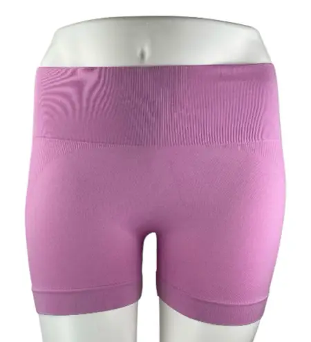 Set Active Women's Pink Mid Rise Yoga Running Workout Athletic Biker Shorts XL