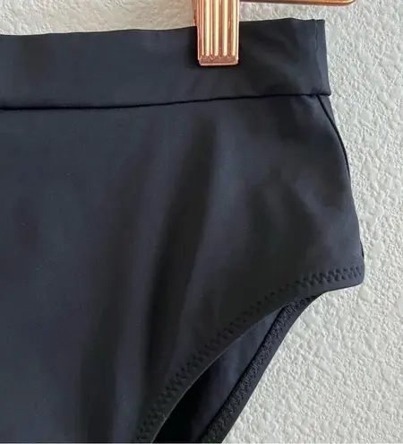 Tavik + Swimwear Black High Waist Bikini Bottom Small