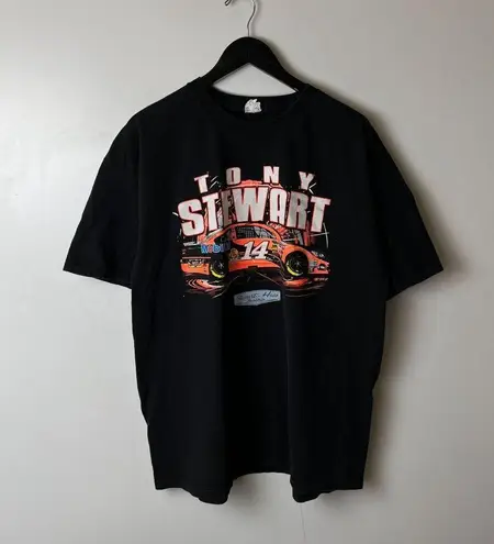 Vintage Y2K Tony Stewart T Shirt Black 2XL XXL American NASCAR Driver Grap Size undefined