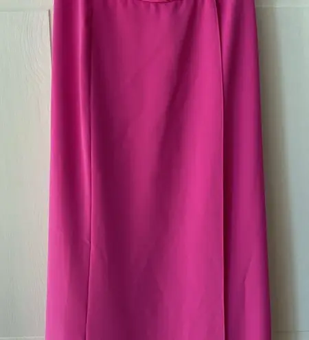Jay Godfrey Turner Dress in Flamingo Hot Pink Gown Revolve 2 Bright Strappy Slit