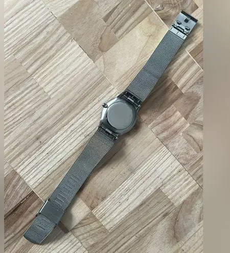 Skagen Steel Ladies Watch Mesh Stainless Adjustable Bracelet Black Dial