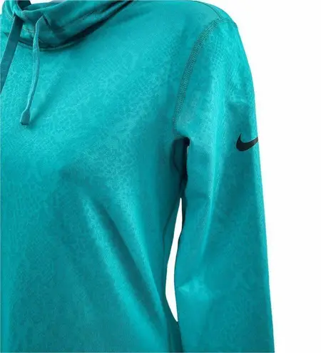 Nike  Dri-Fit Snakeskin Print Cowl Neck Hoodie