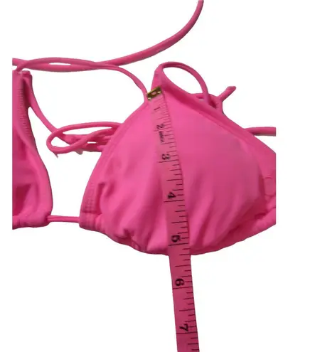 OP  Halter Hot Pink Triangle Bikini Bathing Suit Top Size S-M