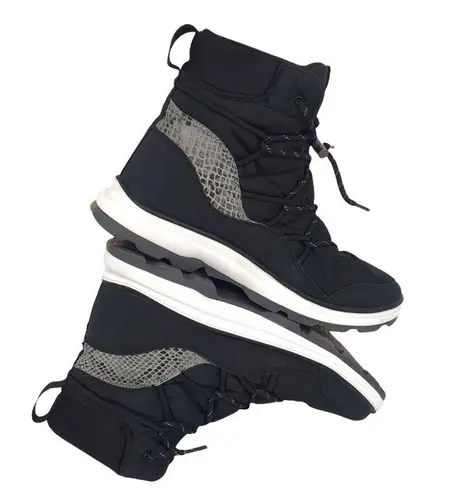 Ryka  WATER REPELLENT BUNGEE WINTER BOOTS BRAE EXOTIC BLACK SNAKE WMNS SIZE 5 $76