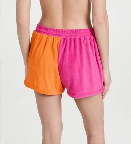 Solid & Striped The Charlie Terrycloth Short in Tangerine + Strawberry sz S