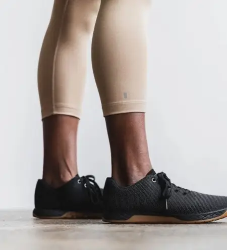 Nobull NWT High-Rise Plush Heather Crop Tight - XS - Sand (Beige/Tan)