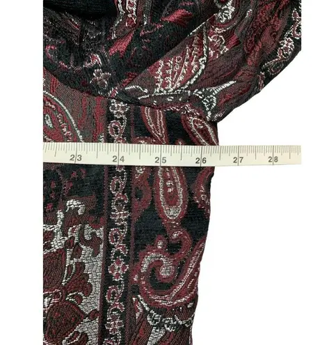 cj banks Women's Burgundy & Silver Blazer