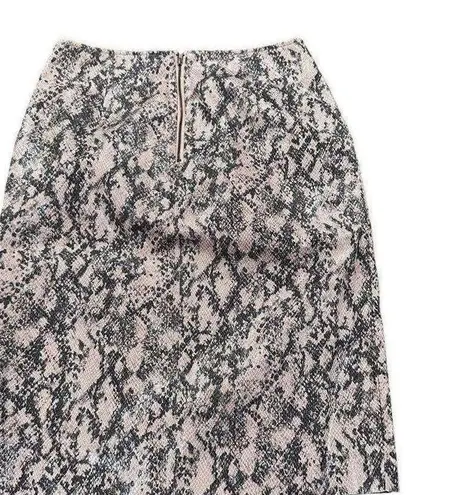 Moon River Pink snakeskin midi skirt