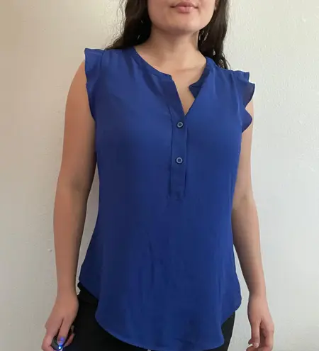 New York & Co. NWT Blue Work Blouse