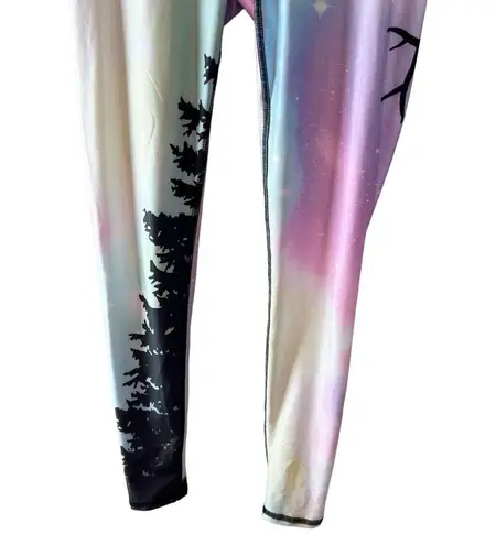 Teeki  Northern Lights Hot Pants Leggings Sz S