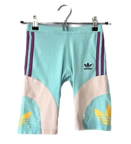 Adidas  Blue Retro Cycling Shorts Size XS