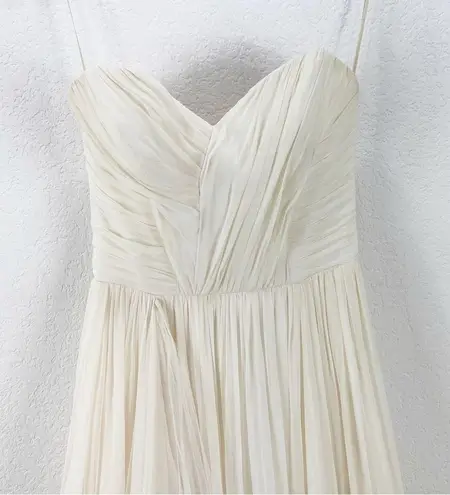 Hayley Paige Occasions Hayley Paige Paloma 6409 Wedding Bridal Gown Strapless Sweetheart Ivory Size 4