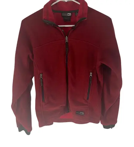 Rei Co-op REI Thermal Pro Women's Size XS Red Fleece Zip Up Outdoors Sweater Jacket