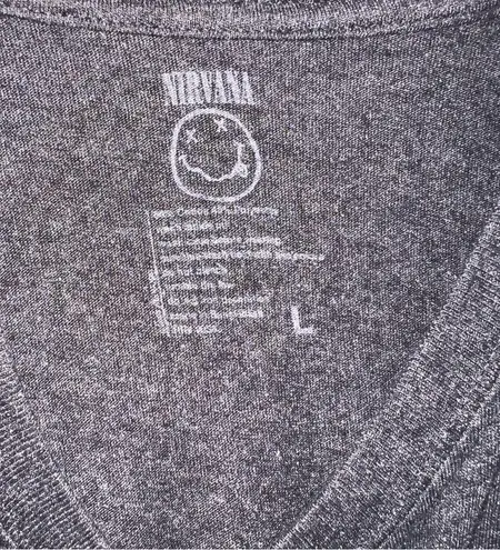 Nirvana Short Sleeve Graphic T-Shirt - Black Size L