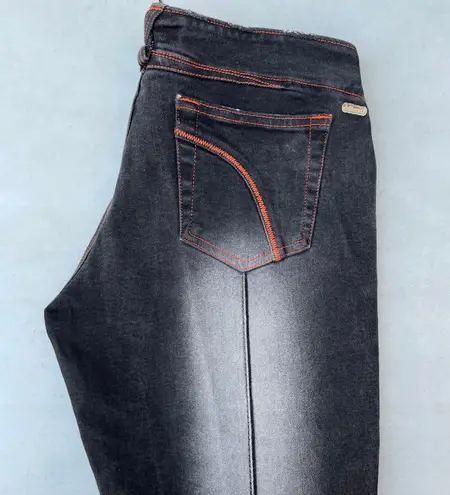 Dollhouse Rare Y2K Black Denim Flared Wide Leg Jeans