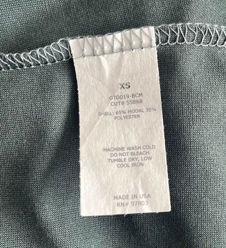 Green Envelope Boho Long Sleeve Blouse Sage Green Size XS Loose Fit