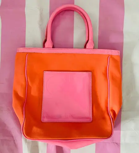 Liz Claiborne NY Patent leather Trim tote