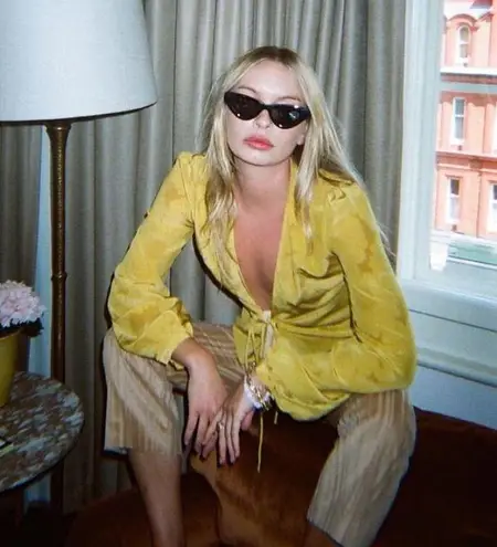 Realisation Par 💕💕 The Stevie Top ~ Sunflower Yellow Print XS