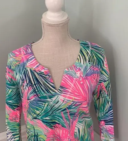 Lilly Pulitzer  Multi Color Joyce Scarlet Macaw #24196 Casual Dress XS