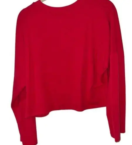 NEW YORK & COMPANY SOHO STREET DARK PINK “BEAUTIFUL” PULLOVER MEDIUM