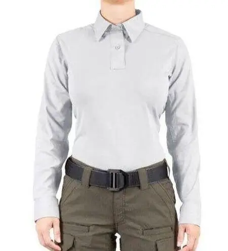 First Tactical Shirt V2 Pro Performance Long Sleeve White Military Medical M Size M