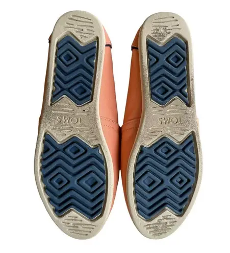 Toms x Meuf Paris Rosie The Riveter Coral Canvas Alpargata Classic Slip