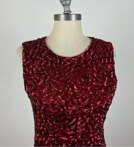 Alice + Olivia  Lyric Red Sequin Dress