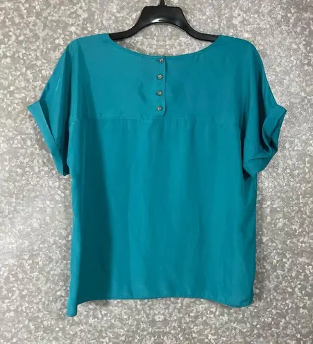 Boundary Waters Women's Turquoise Boxy Boat Neck Top