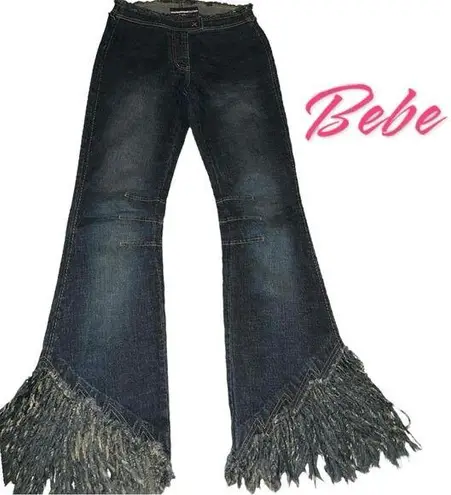 Bebe  most awesome fringe flared hems ever!!