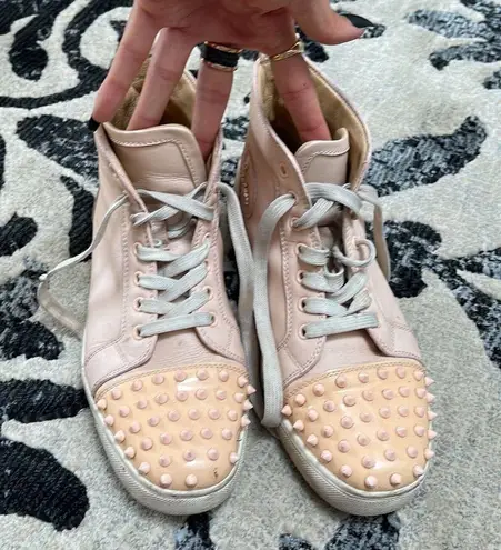 Christian Louboutin  spike sneakers pink size 41