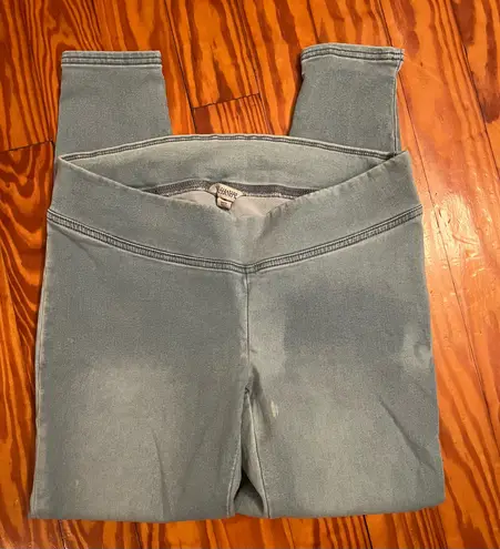 Destination Maternity Under The Belly Jeans Light Wash Jeggings Size Medium 8/10 Blue