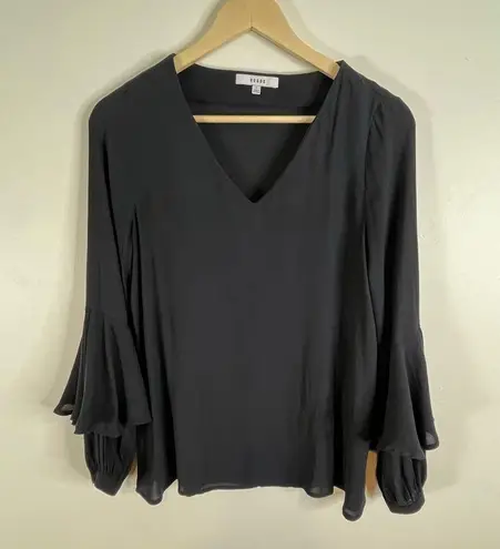 Ro & De  | Bell Sleeve Blouse Size Small Black