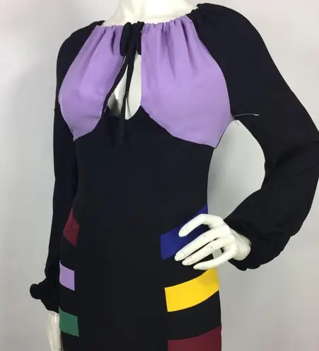 STAUD Pacha Dress Colorblock Gown 2