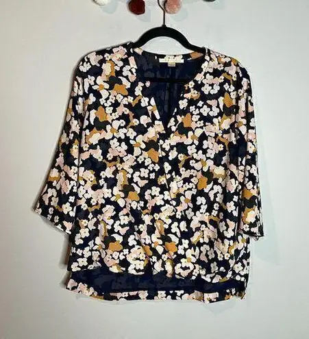 Cooper and Ella 🌺  floral faux wrap top