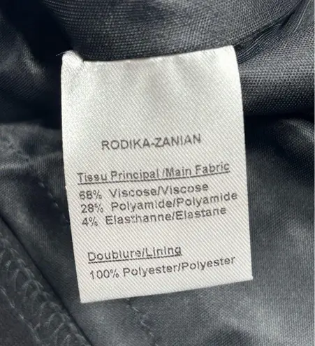 Rodika Zanian EU 36 US 6 / 8 Black Classic Formal Mini Pencil Skirt Professional