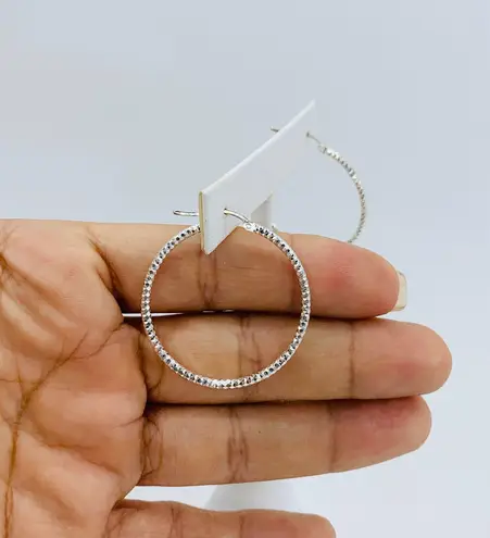 925 Sterling Silver Hoop Earrings
