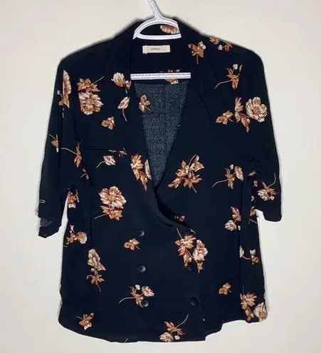 Capulet floral double breasted light jacket sz M