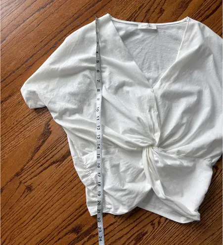 Sophie Rue White Twist Front Top