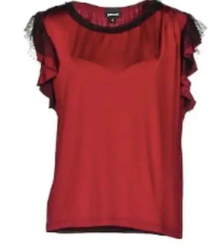 Just Cavalli sleeveless blouse Red size 8