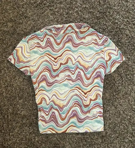 Marbled crop top Multiple