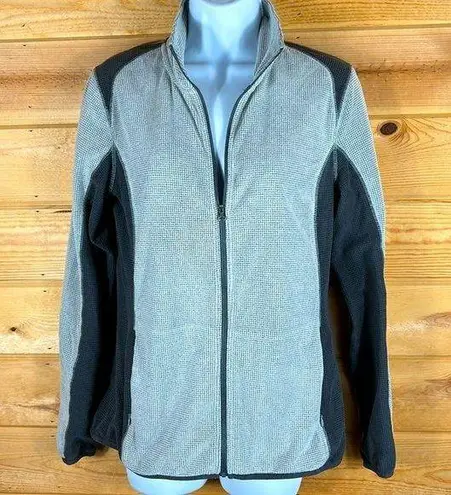 Orvis Women's Lightweight Fleece Full Zip Jacket Gray Size Small