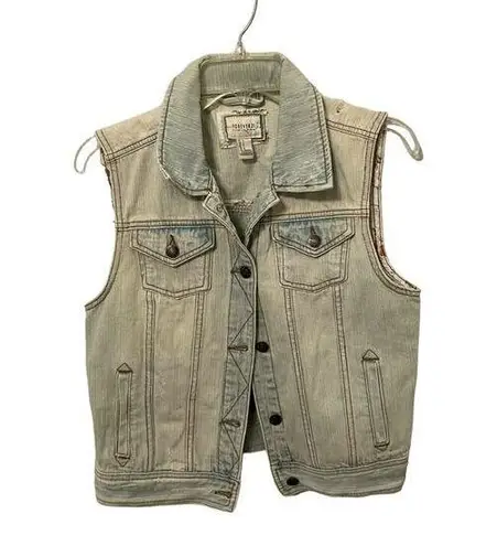 Forever 21 Vintage  Button Down Denim Vest