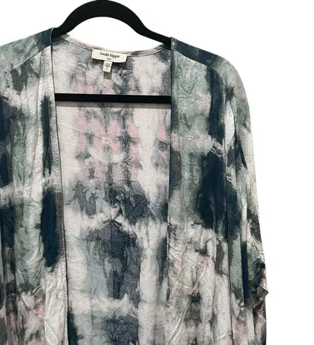 Haute Hippie Tribe Tie Dye Kimono Duster Multicolor Women’s Size Large