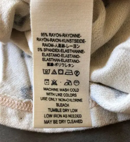 Free People Cream Floral Bell sleeve Shirt Top