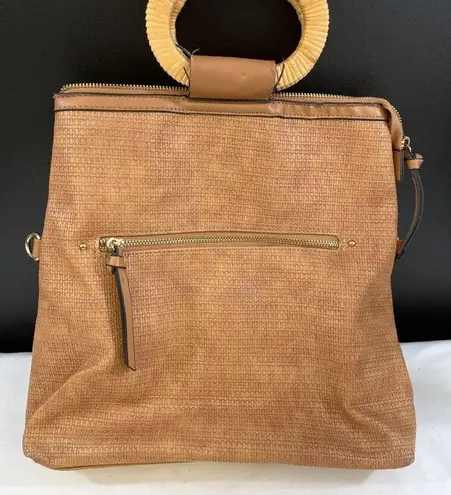 Vintage Womens Tan 3 Way Convertible Bag SKU 6408