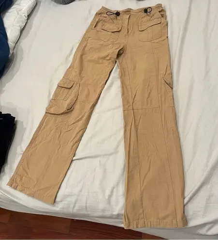 Brandy Melville  kim cargo pants tan