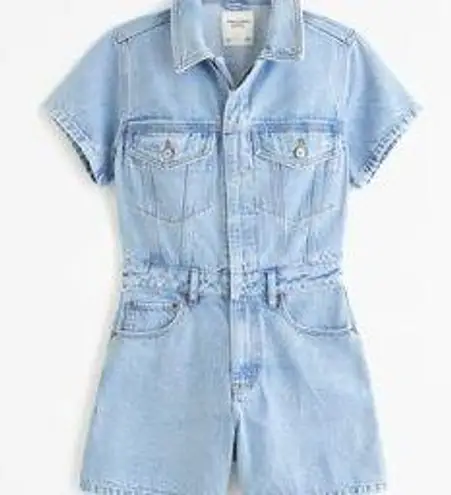 Abercrombie & Fitch  Denim Romper - Image 2